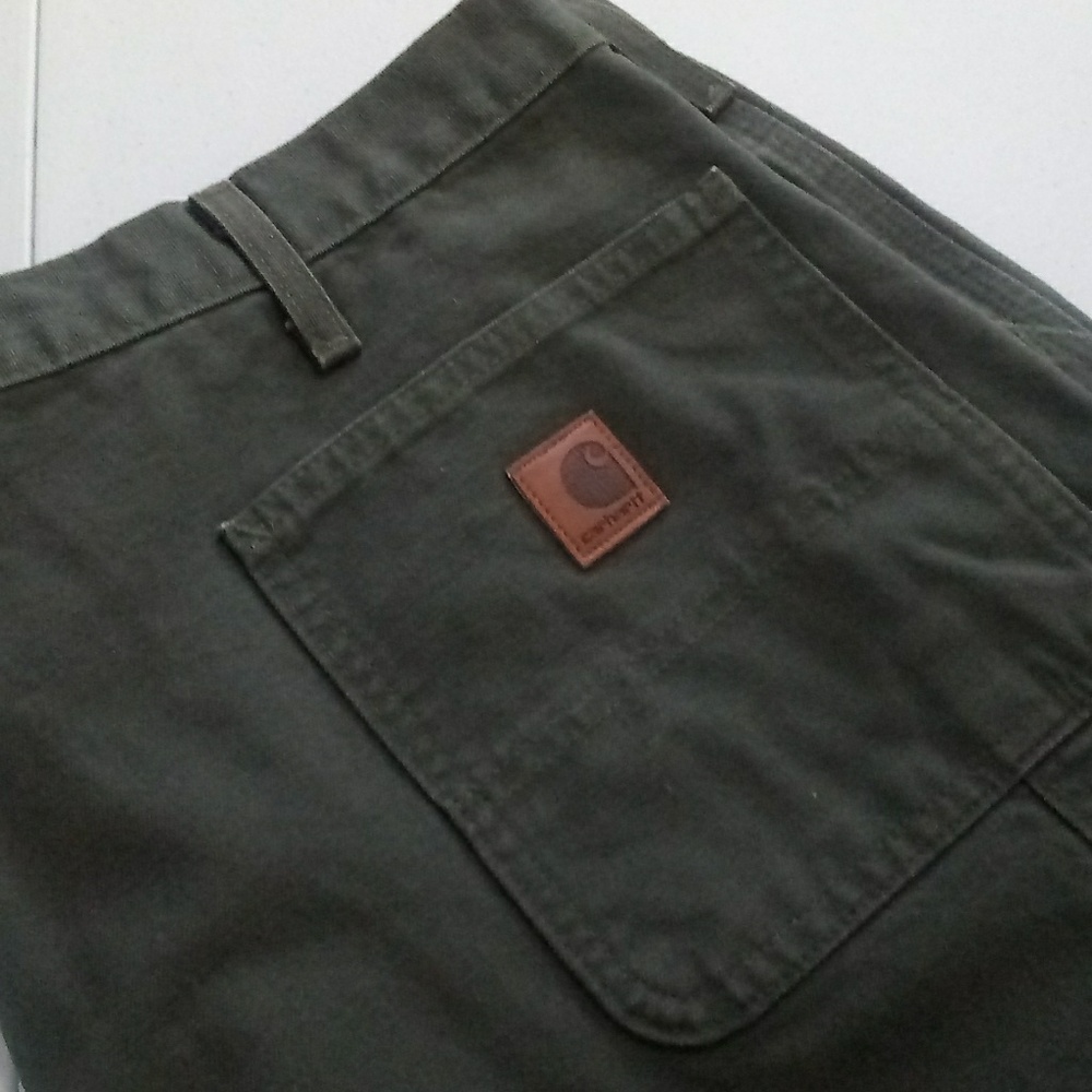 Carhartt carpenter pants 44x30 olive green